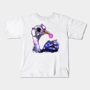 Ostrich and bubblegum Kids T-Shirt